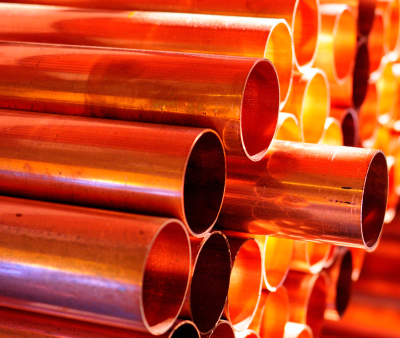 Copper pipes