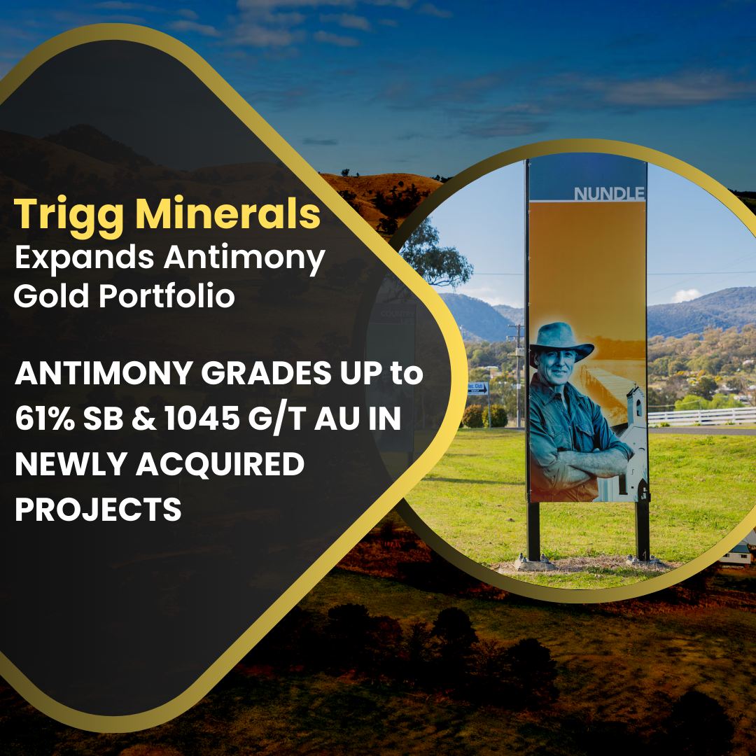 Trigg minerals expands Antimony-Gold portfolio