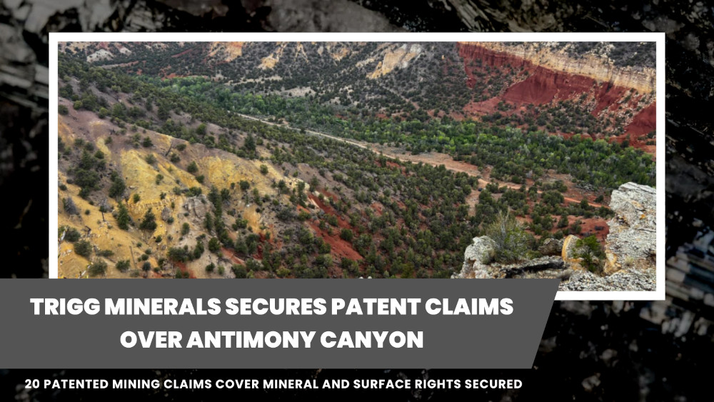 Antimony Canyon patented claims secured