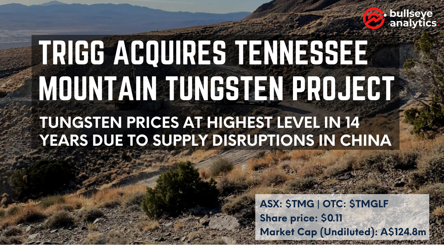 Trigg minerals acquisition 1